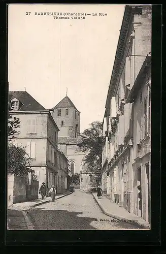 AK Barbezieux, La Rue Thomas Veillon