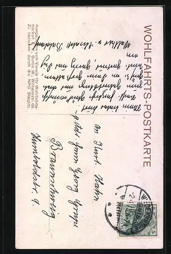 AK Portrait von Kaiser Wilhelm II. und seinem ältesten Enkel