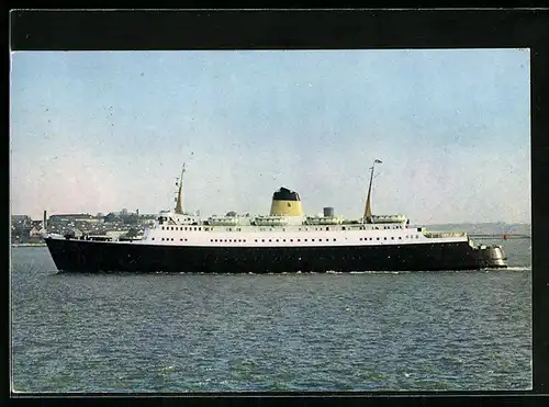AK Passagierschiff SS Avalon auf dem Weg nach Harwich