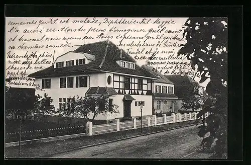 AK Holzminden, Luisenstrasse mit Wohnhaus