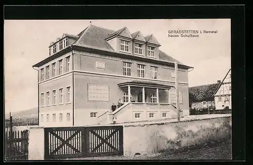 AK Geradstetten i. Remstal, Neues Schulhaus