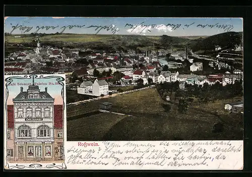 AK Rosswein, Cafe Schmidt, Teilansicht