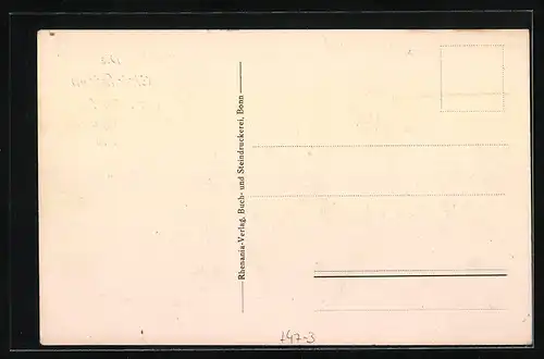 AK Bonn, Die Einjährigen des Königlichen Gymnasiums 1915, Absolvia