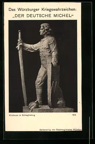 AK Würzburg, Nagelung des Deutschen Michel