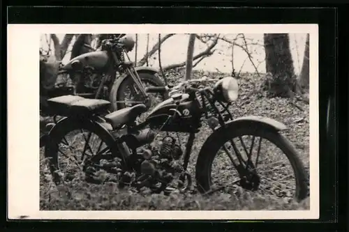 AK Diamant-Motorrad im Wald