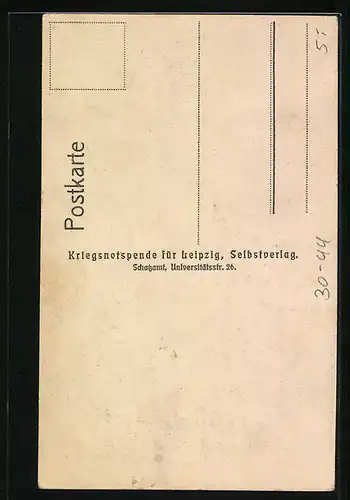 AK Wohl genährte Soldaten in Feldgrau scherzen mit einer Brotmarke