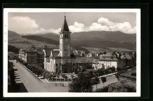 AK Ruzomberok, Blick zur Kirche