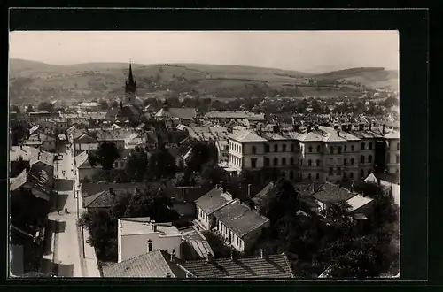 AK Presov, Ortsansicht aus der Vogelschau