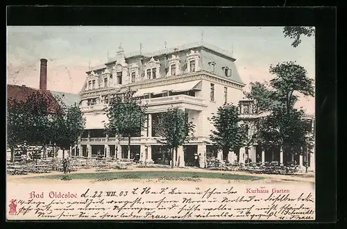AK Bad Oldesloe, Kurhaus Garten