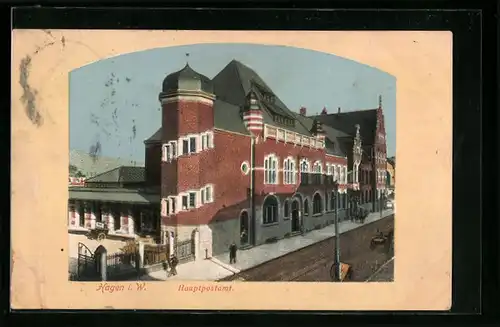 AK Hagen i. W., Hauptpostamt