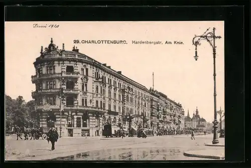 AK Berlin-Charlottenburg, Hardenbergstrasse, Am Knie