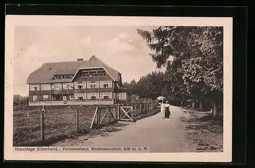 AK Braunlage / Harz, Hotel-Pensionshaus Weidmannsheil