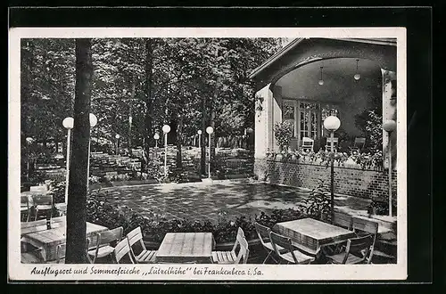AK Frankenberg / Sa., Gasthaus Lützelhöhe