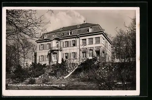 AK Frankenberg / Sa., Erholungsheim Lützelhöhe