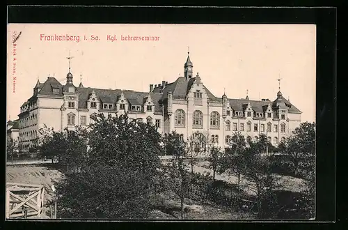 AK Frankenberg i. Sa., Kgl. Lehrerseminar
