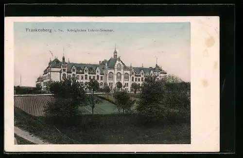 AK Frankenberg i. Sa., Blick zum königlichen Lehrerseminar