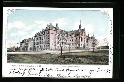 AK Frankenberg i. S., Königliches Lehrerseminar