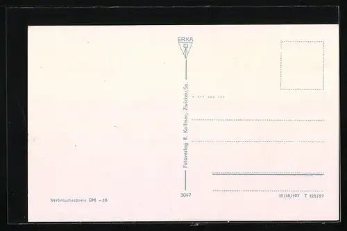 AK Frankenberg / Sa., Anlagen an der August-Bebel-Strasse