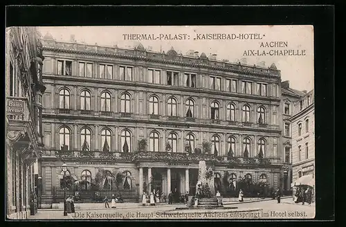 AK Aachen, Thermal-Palast Kaiserbad-Hotel