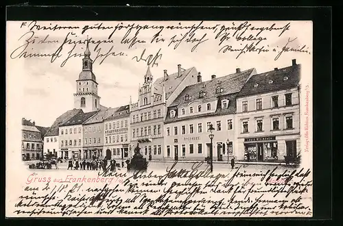 AK Frankenberg i. Sa., Marktplatz