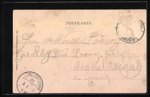 AK Frankenberg i. Sa., Marktplatz