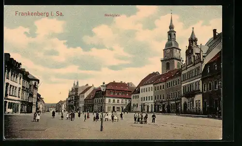 AK Frankenberg i. Sa., Marktplatz