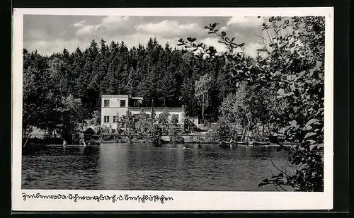 AK Zeulenroda, Gasthaus Seeschlösschen Schwarzbach