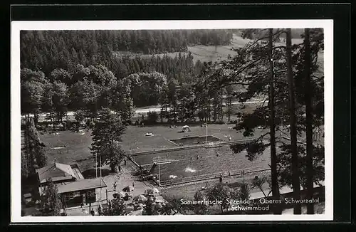 AK Sitzendorf / Schwarzatal, Schwimmbad