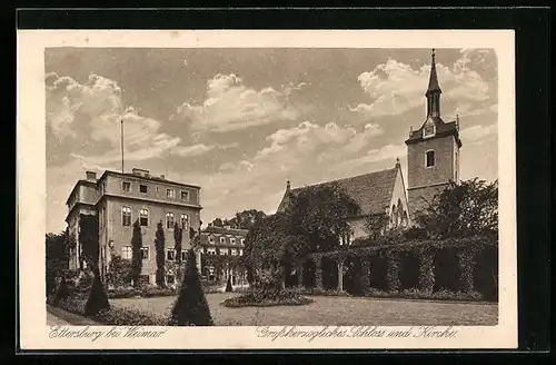 AK Ettersburg, Grossherzogliches Schloss und Kirche