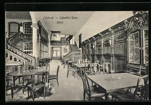 AK Lübeck, Schabbel-Haus, Diele