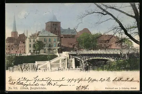 AK Lübeck, Burgtorbrücke