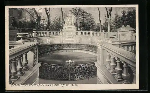 AK Donaueschingen, Donauquelle