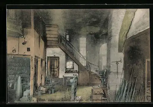 AK Lübeck, Ehemalige Marstallschmiede, Gr. Burgstrasse