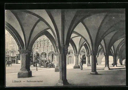 AK Lübeck, Rathausarkaden