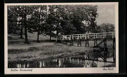 AK Berlin-Hermsdorf, Am Fliess