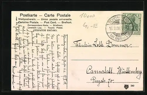 AK Berlin, Schlossplatz und Begasbrunnen