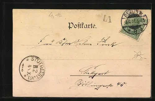 AK Berlin, Friedrichstrasse