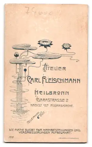 Fotografie Atelier Fleischmann, Heilbronn, Clarastrasse 2, Junge Dame im eleganten Kleid