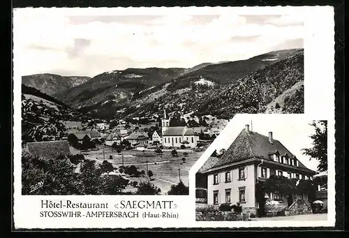 AK Stosswihr-Ampfersbach, Hotel-Restaurant Saegmatt