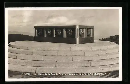 AK Silberloch, Monuments aux Morts de la Grande Guerre 1914-1918