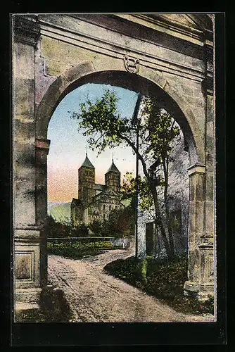 AK Murbach, Blick auf ein Kloster