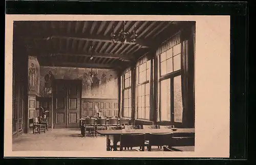 AK Düsseldorf, Künstlerverein Malkasten, Gartenhalle