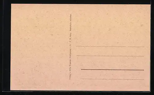 AK Königsberg /Franken, Geburtshaus des Regimentanus