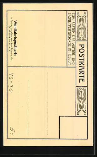 AK Hessen, Mutter- und Säuglingsfürsorge, Engeln, 6. Mai