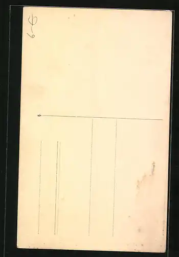 AK Junge Frau mit lächelndem Gesicht