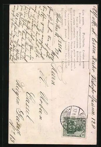 AK Junge Dame im weissen Kleid