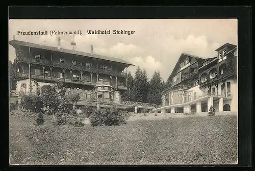 AK Freudenstadt /Palmenwald, Waldhotel Stokinger