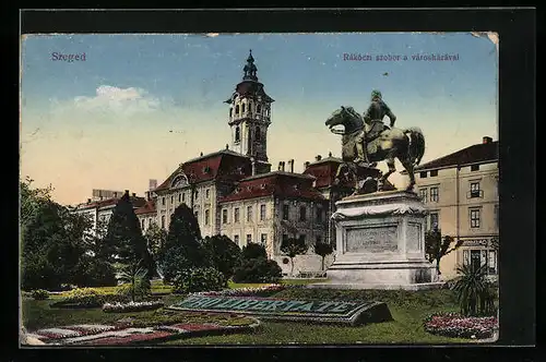AK Szeged, Rakoczo szobar a varoshazaval