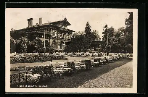 AK Magdeburg, Gasthaus Herrenkrug