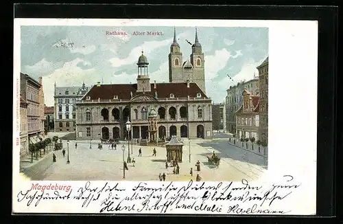 AK Magdeburg, Rathaus am Alten Markt